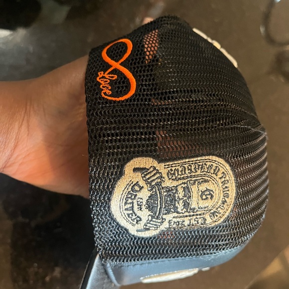 Black and Silver Godspeed Trucker Hat - Picture 2 of 4